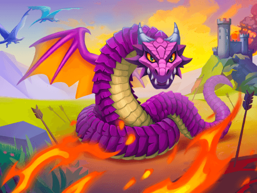 Worms Zone a Slithery Snake